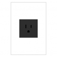 Legrand ARTR151G10 - adorne® 15A Single Tamper-Resistant Outlet, Graphite