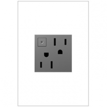 Legrand ARPS152M4 - adorne® 15A Energy-Saving On/Off Outlet, Magnesium