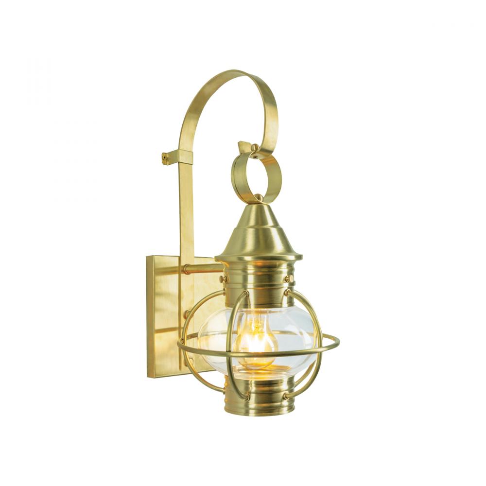 American Onion Outdoor Wall Light - Satin Brass