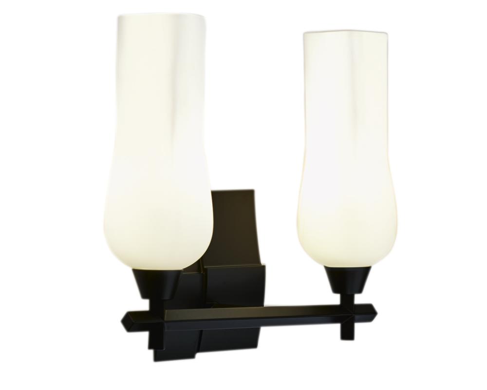 Fleur Indoor Wall Sconce - Matte Black