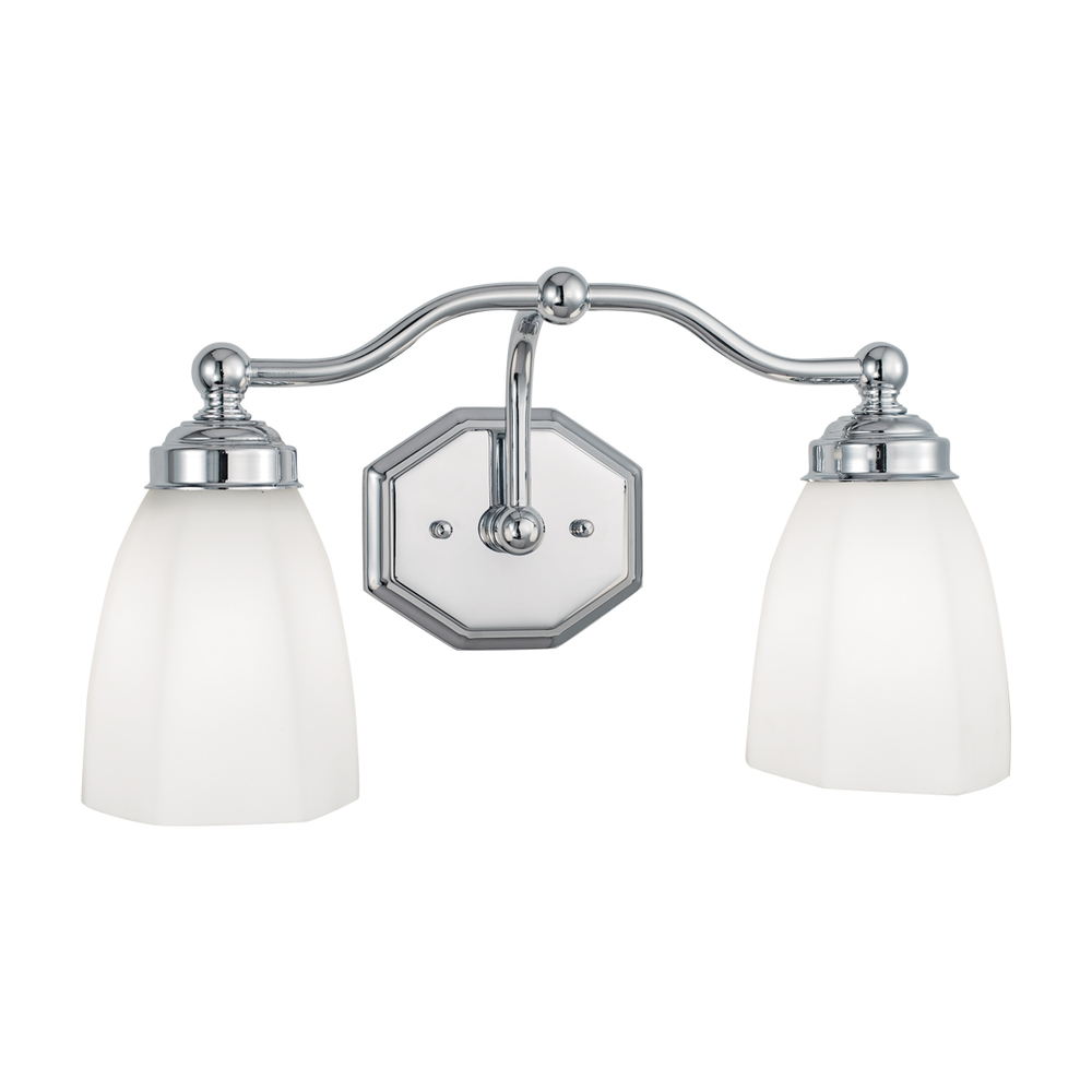 Trevi 2 Light Sconce - Brushed Nickel