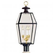 Norwell 1068-BL-BE - Olde Colony Outdoor Post Lantern