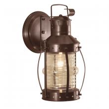 Norwell 1105-BR-CL - Seafarer Outdoor Wall Light