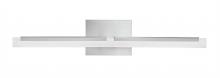 Norwell 8146-CH-FA - Double L Sconce 26" Led Vanity Light