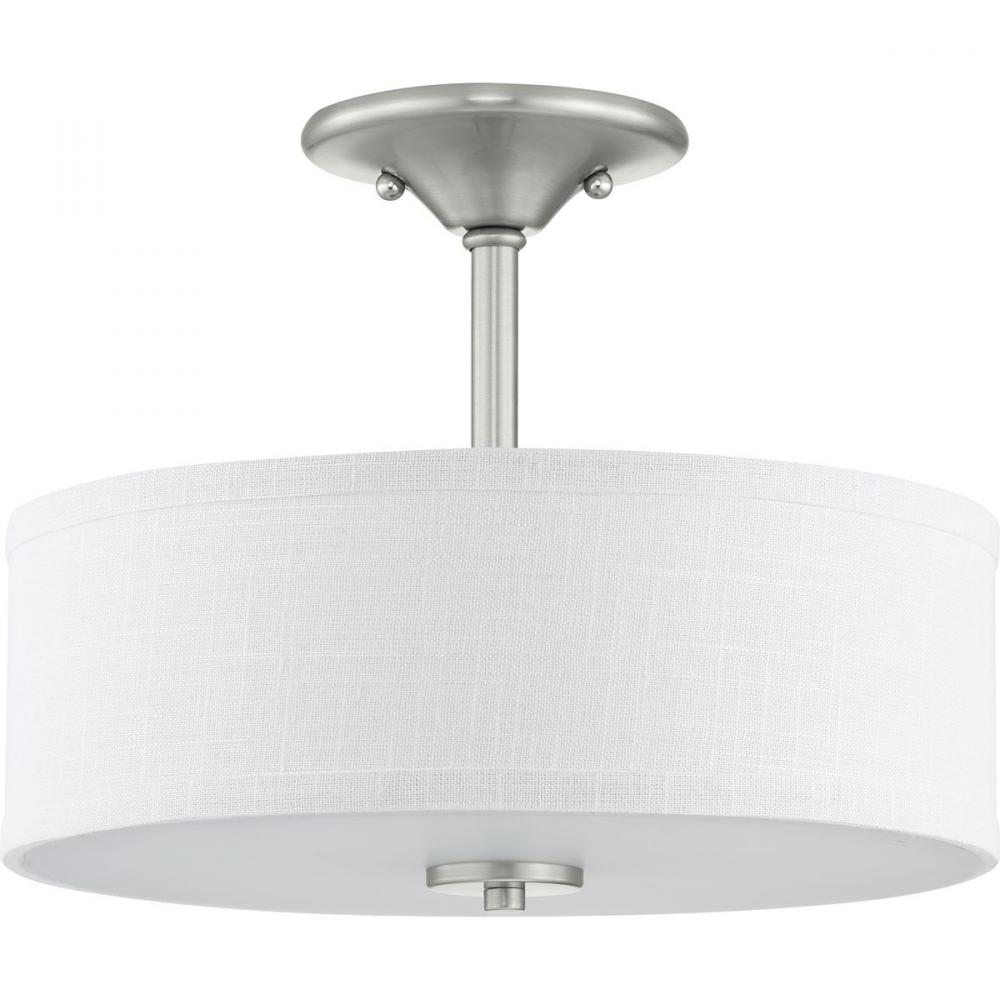 Inspire Collection 13&#34; Two-Light Semi-Flush