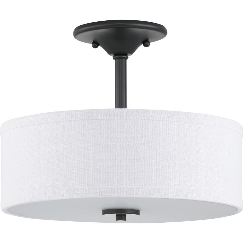 Inspire Collection 13&#34; Two-Light Semi-Flush