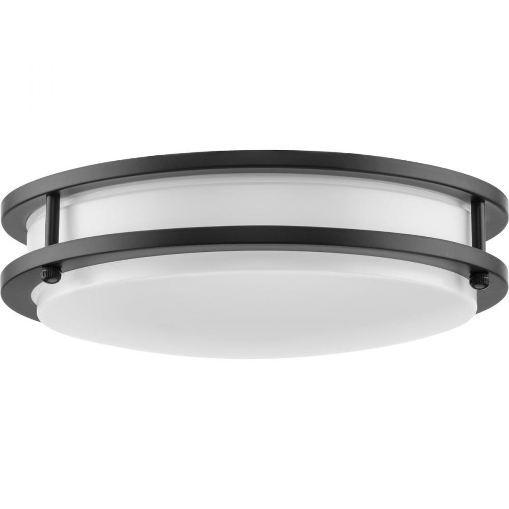 Abide Collection 5-CCT Integrated LED Matte Black Contemporary 10.24&#34; Small Flush Mount Light