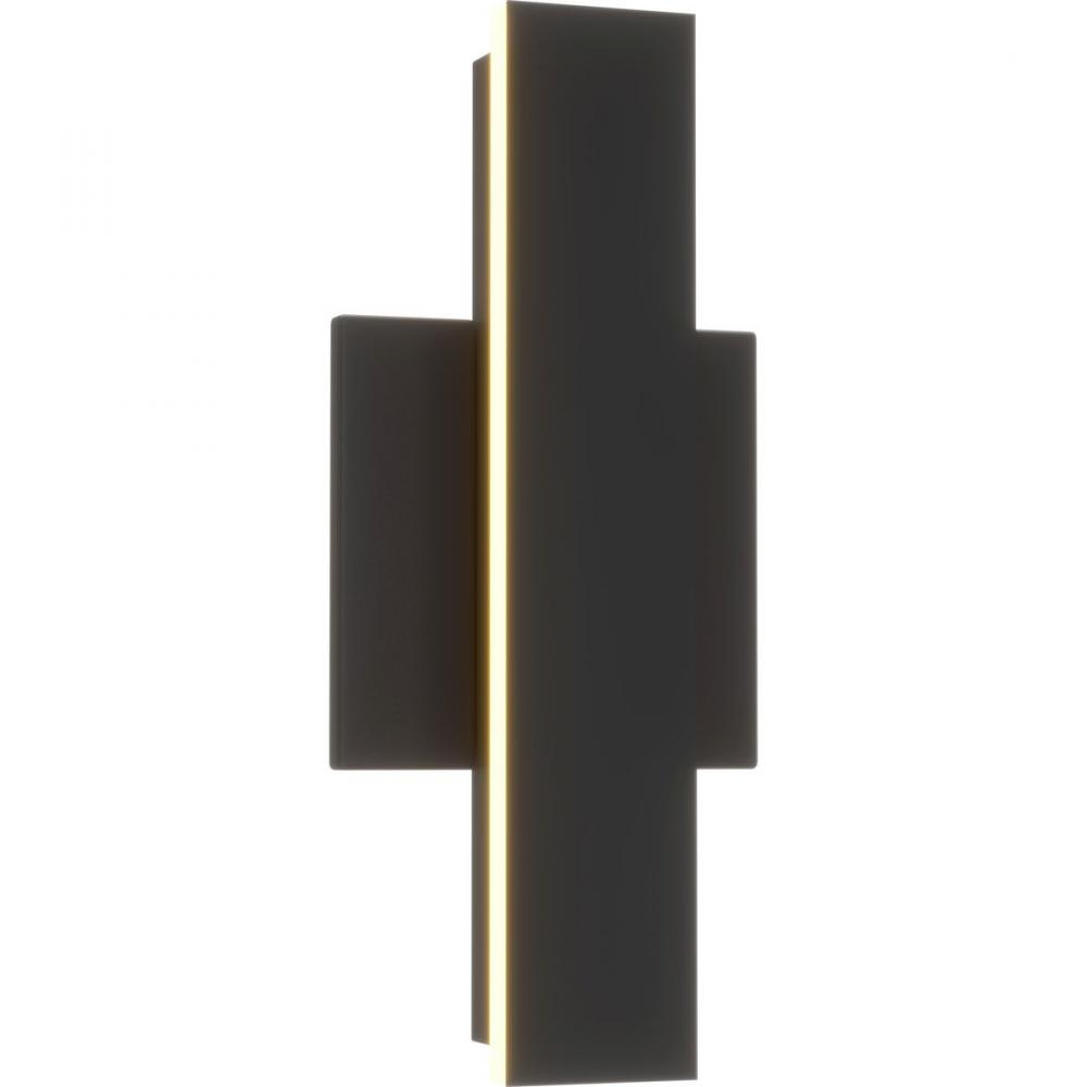 Z-2040 Collection LED Matte Black Contemporary Small Outdoor Wall Light