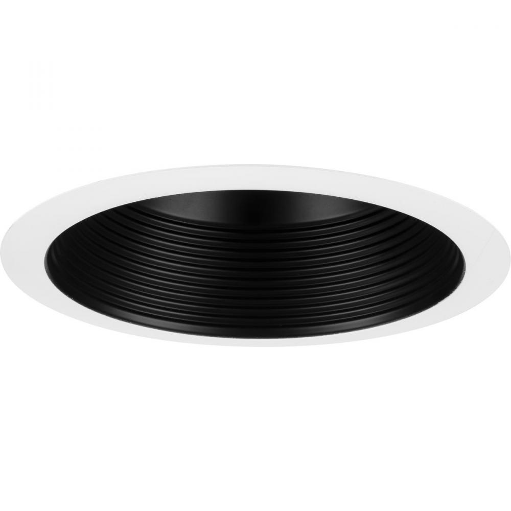 6&#34; Black Recessed Step Baffle Trim for 6&#34; Shallow Housing (P806S Series)