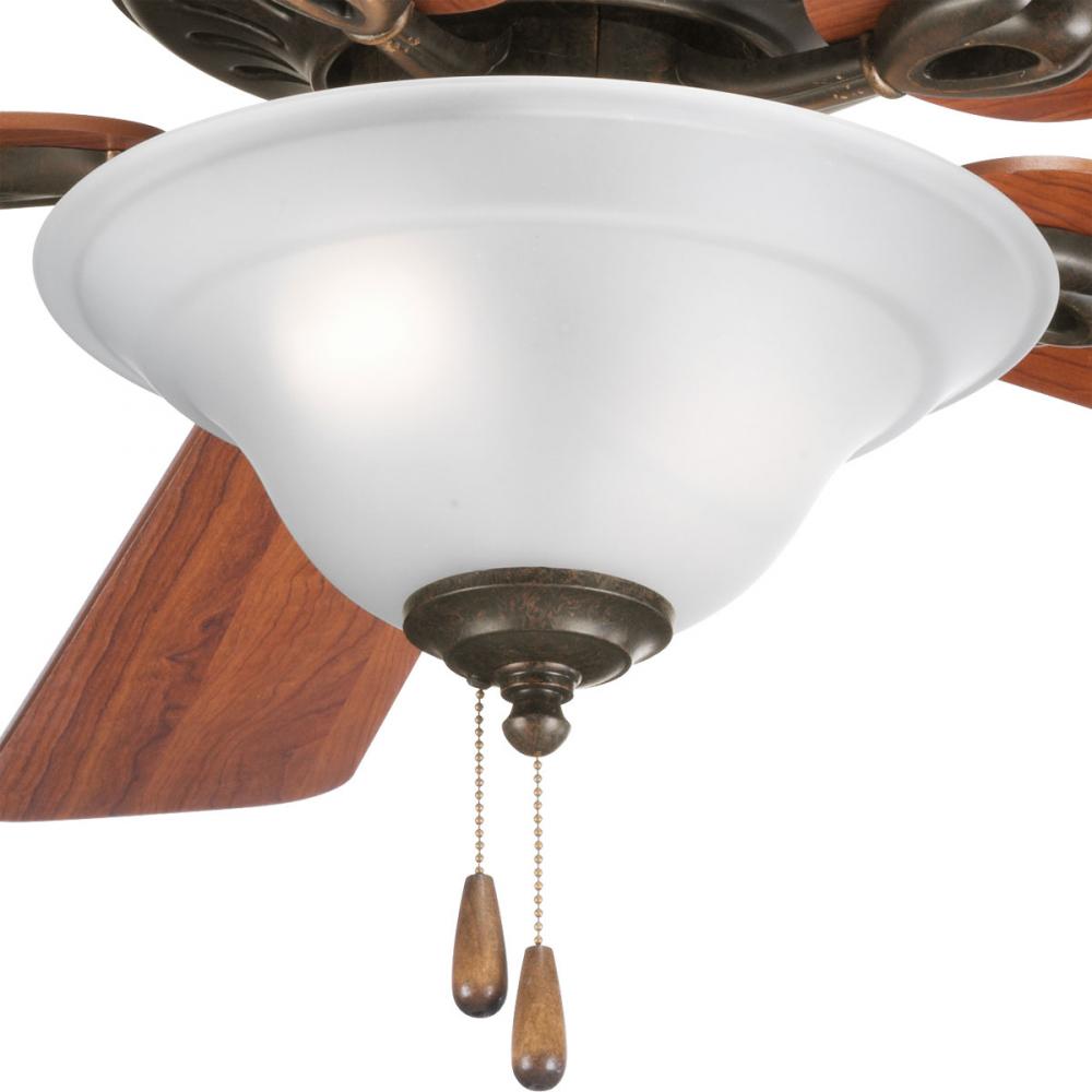 Trinity Collection Three-Light Ceiling Fan Light