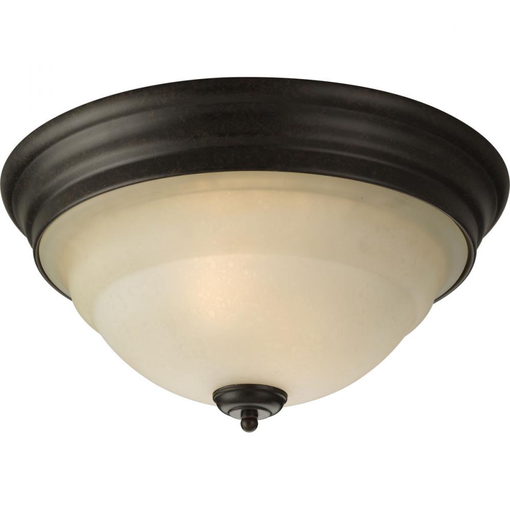 Torino Collection Two-Light 14-5/8&#34; Close-to-Ceiling