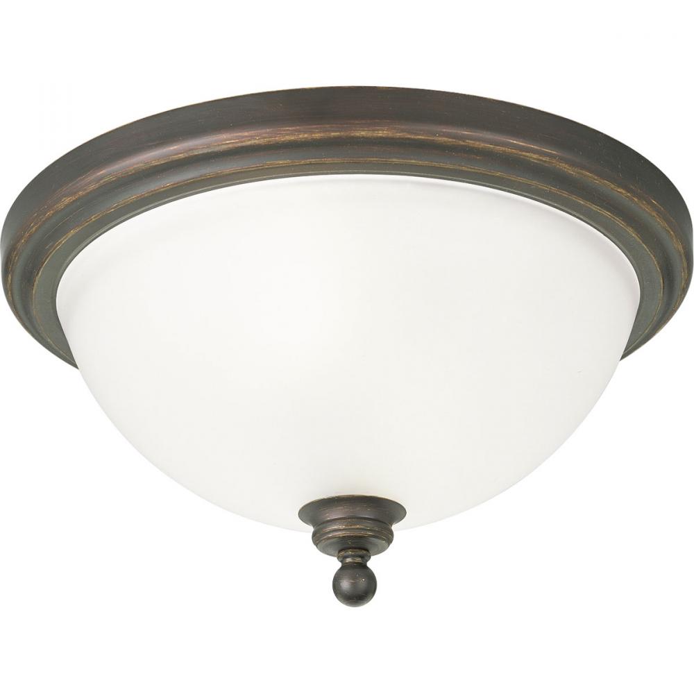 Madison Collection Two-Light 15-3/4&#34; Close-to-Ceiling