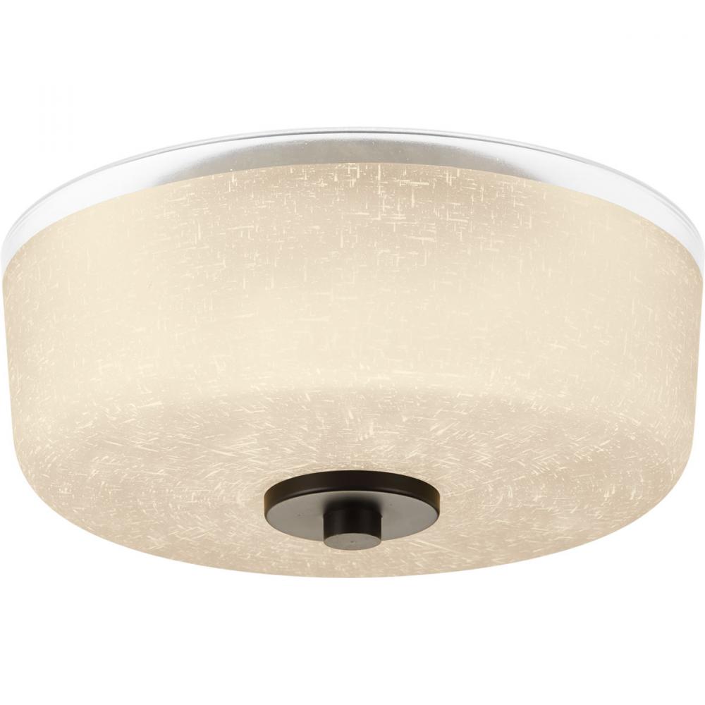 Alexa Collection Two-Light 12-1/4&#34; Flush Mount