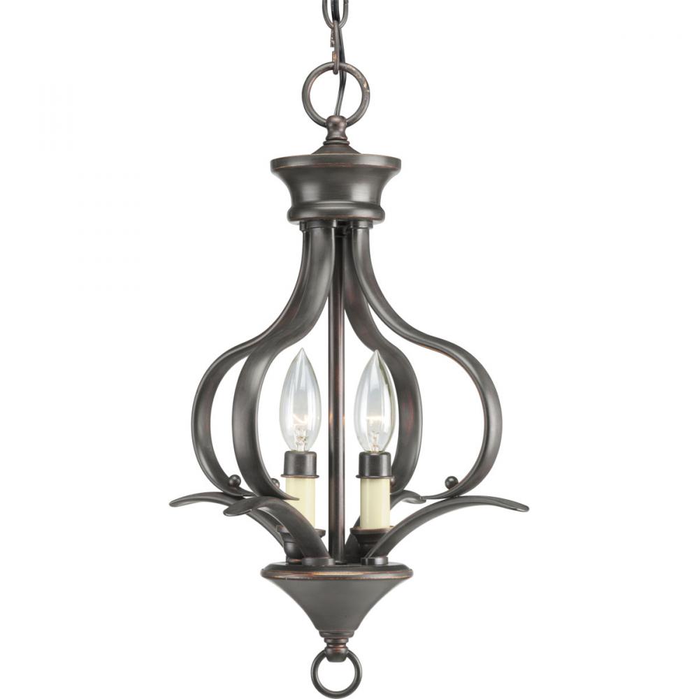 Trinity Collection Two-Light Foyer Pendant