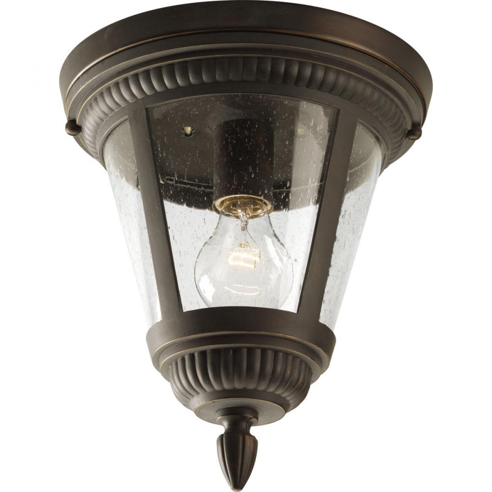 Westport Collection One-Light 9-1/8&#34; Close-to-Ceiling