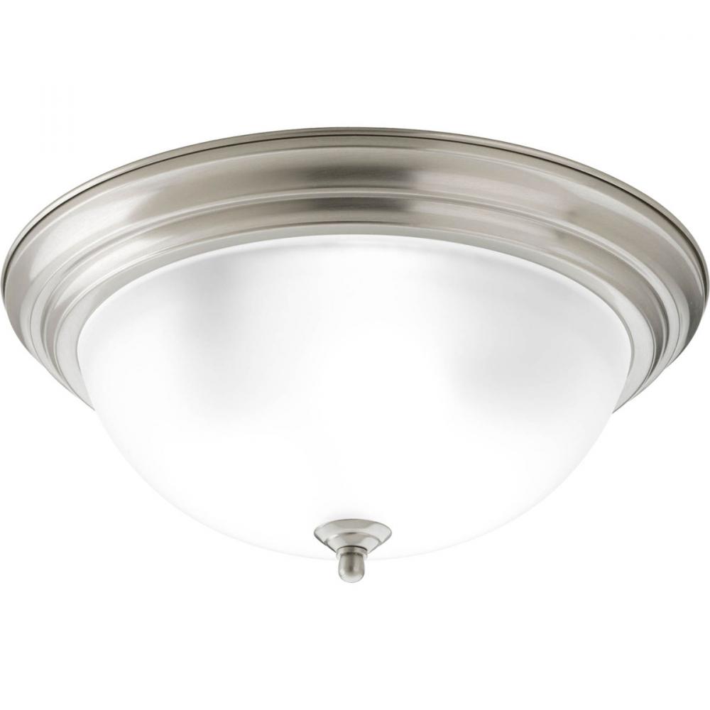 Three-Light Dome Glass 15-1/4&#34; Close-to-Ceiling