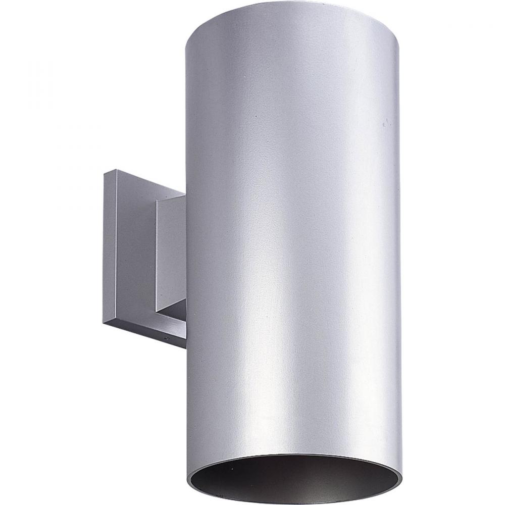 6&#34; Metallic Gray LED Outdoor Wall Cylinder