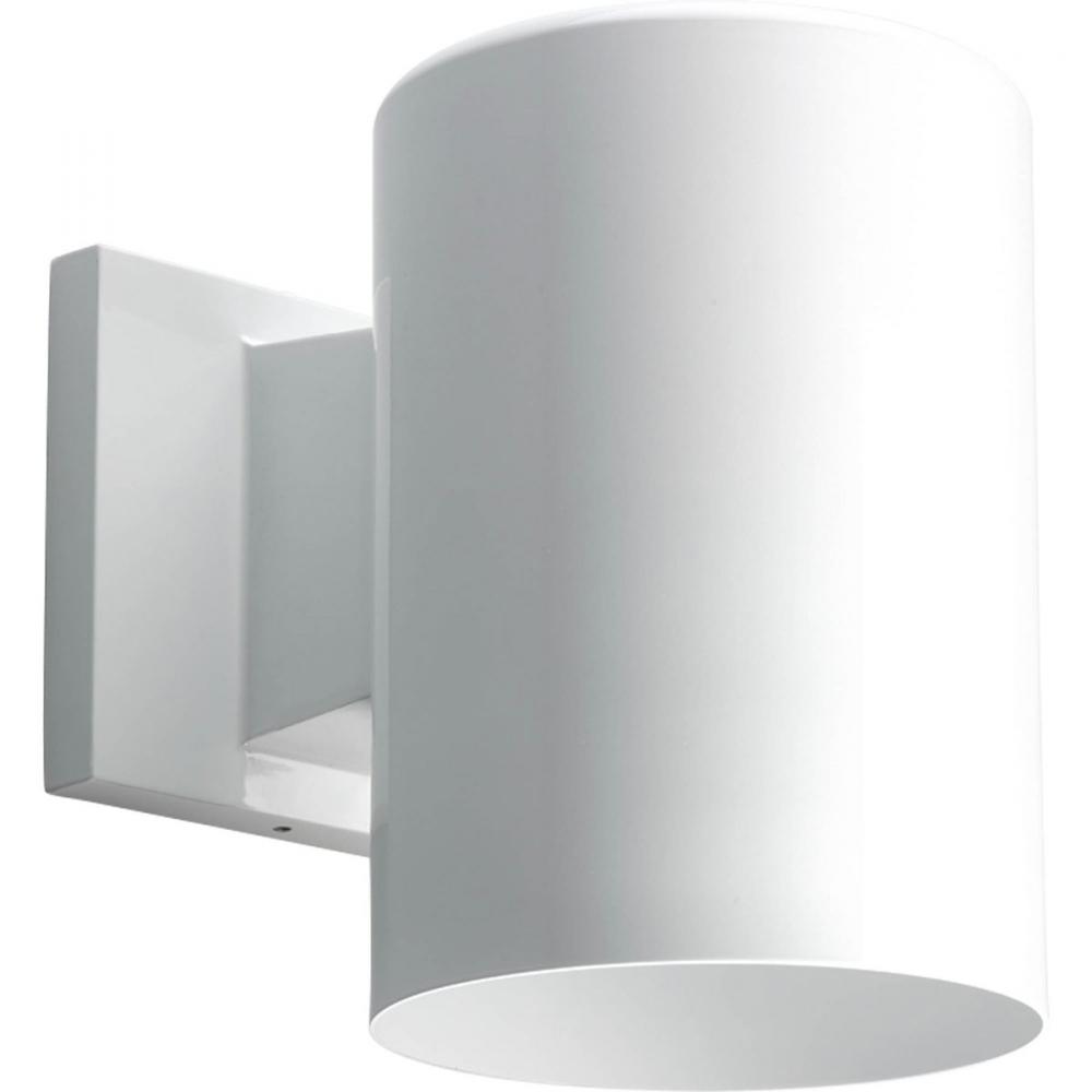 5&#34; White Outdoor Wall Cylinder