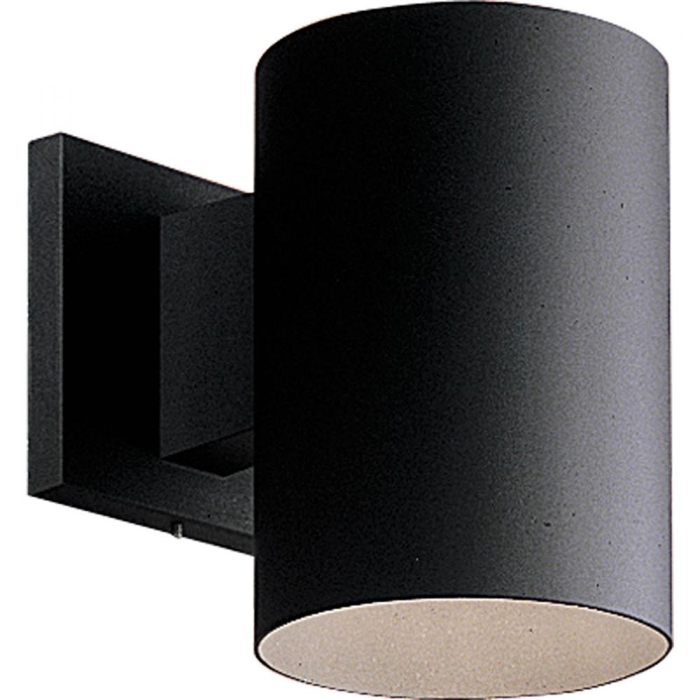 5&#34; Black Outdoor Wall Cylinder