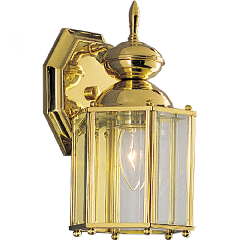 BrassGUARD One-Light Wall Lantern