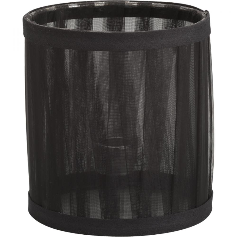 Black Chiffon Lamp Shade