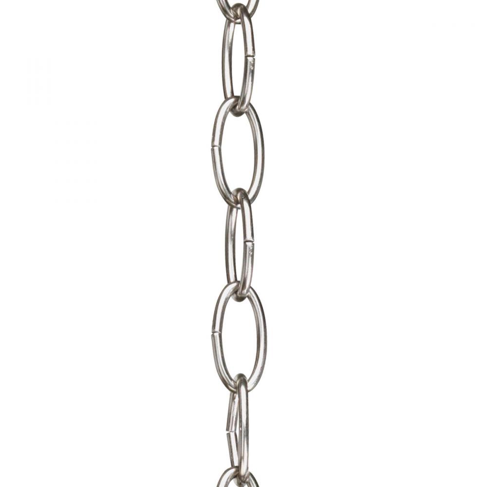 Accessory Chain - 10&#39; of 9 Gauge Chain in Brushed Nickel