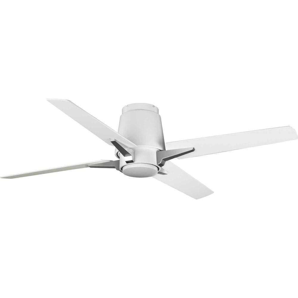 Lindale Collection 52&#34; Four-Blade Satin White Ceiling Fan