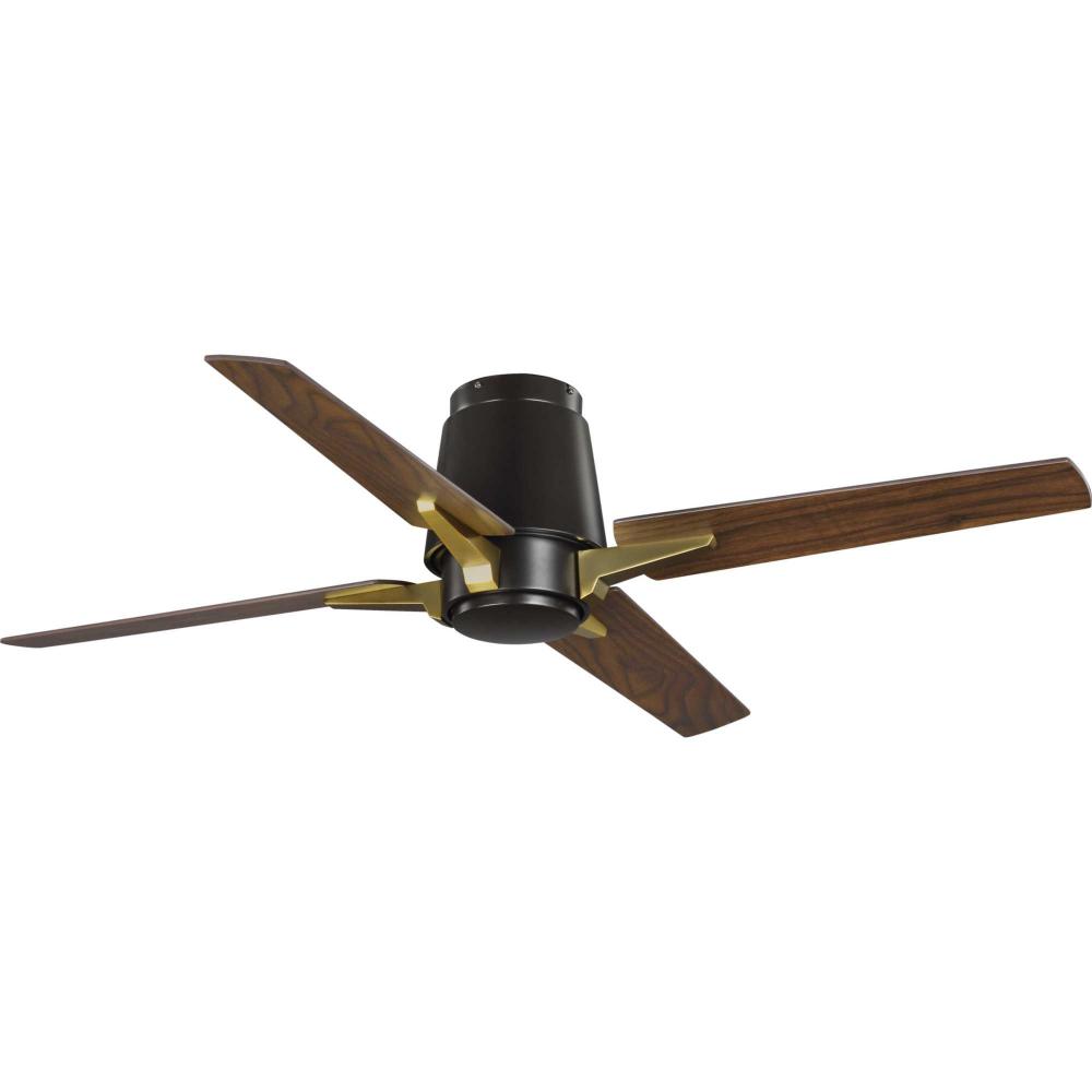 Lindale Collection 52&#34; Four-Blade Architectural Bronze Ceiling Fan