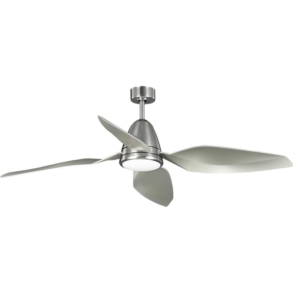 Holland Collection 60&#34; Four-Blade Brushed Nickel Ceiling Fan