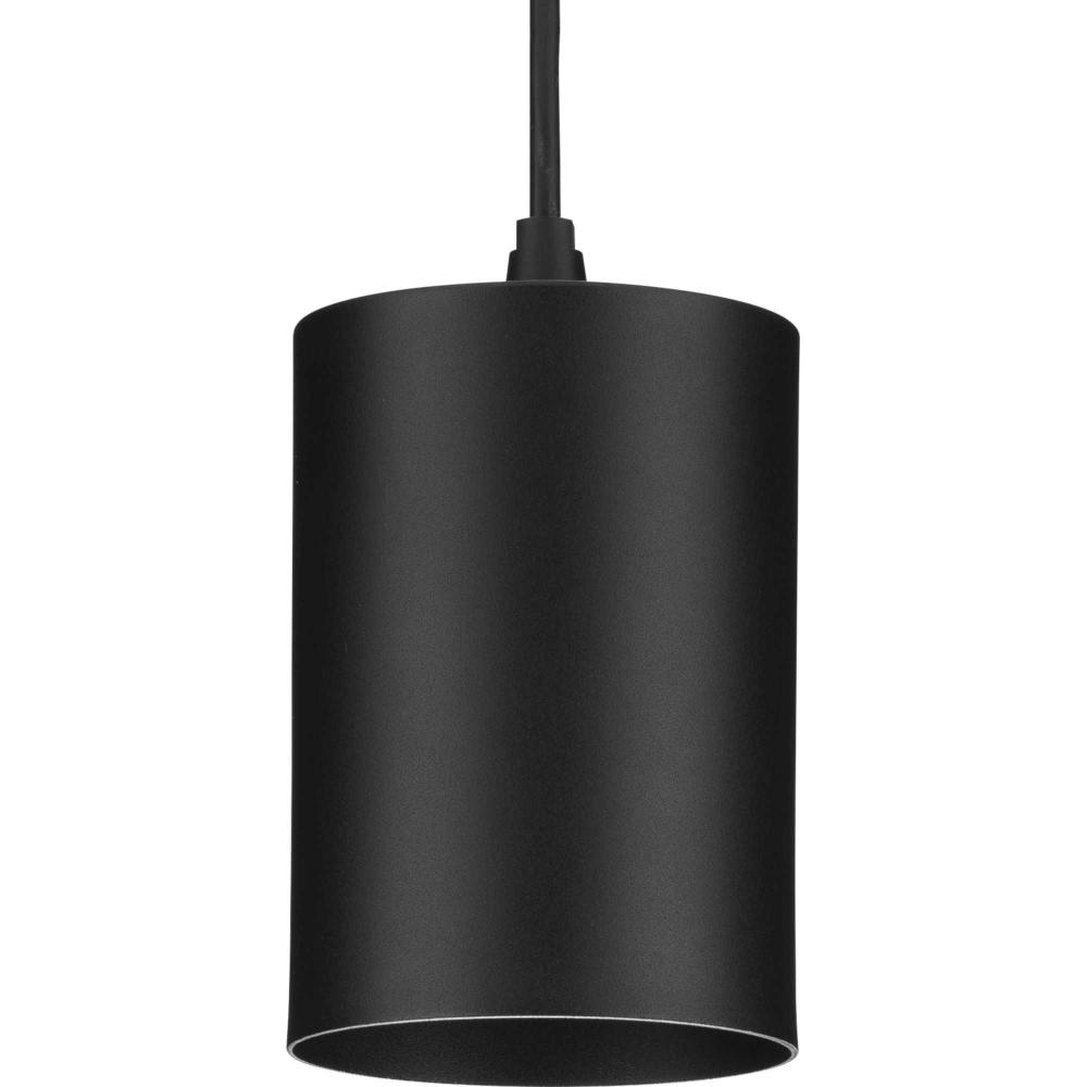 5&#34;  Black Outdoor LED Aluminum Cylinder Cord-Mount Hanging Light