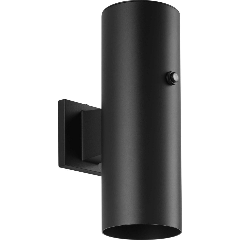 5&#34;  Black LED Outdoor Aluminum Up/Down Wall Mount Cylinder with Photocell