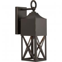 Progress P560316-020 - Birkdale Collection One-Light Modern Farmhouse Antique Bronze  Outdoor Wall Lantern