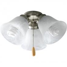 Progress P2600-09 - AirPro Collection Three-Light Ceiling Fan Light