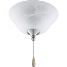 Progress P2612-09 - AirPro Collection Three-Light Ceiling Fan Light