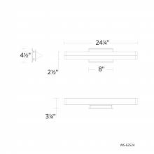 WAC US WS-62524-27-AB - Boulevard Bath & Wall Sconce