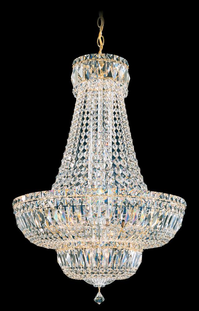 Petit Crystal Deluxe 20 Light 120V Chandelier in Aurelia with Clear Radiance Crystal