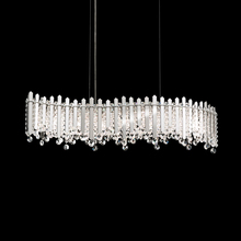 Schonbek 1870 MX8346N-401O - Chatter 7 Light 120V Linear Pendant in Polished Stainless Steel with Clear Optic Crystal