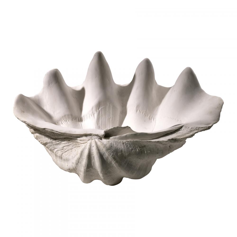 Clam Shell Bowl | White