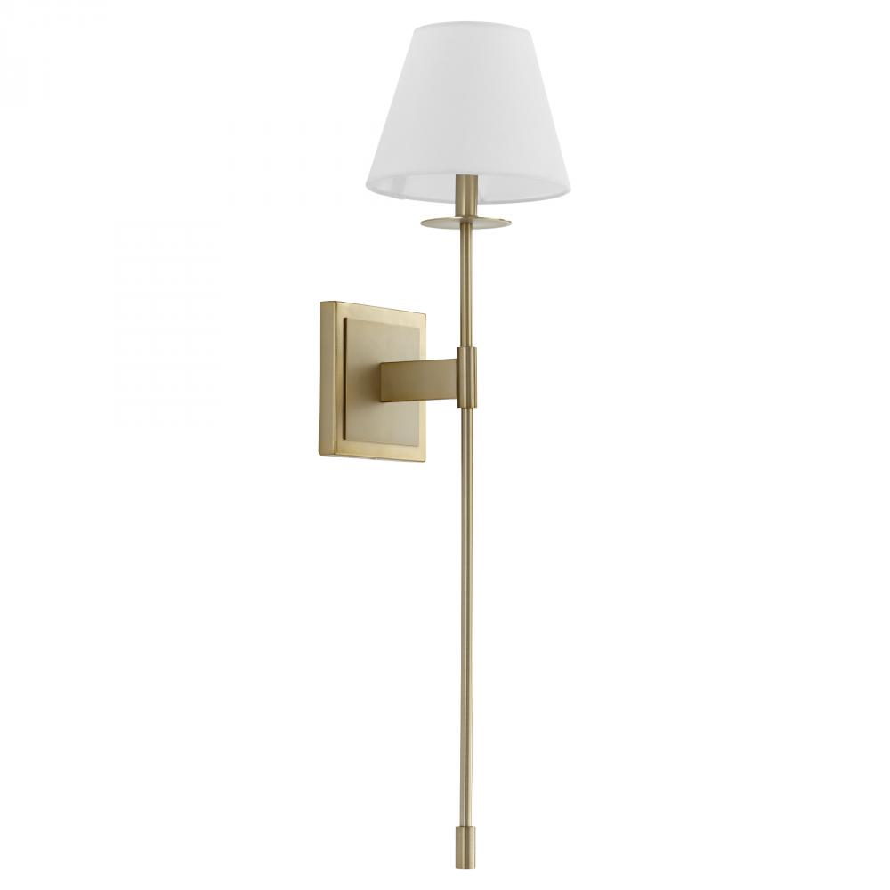 Kubel Wall Mount Aged Brass