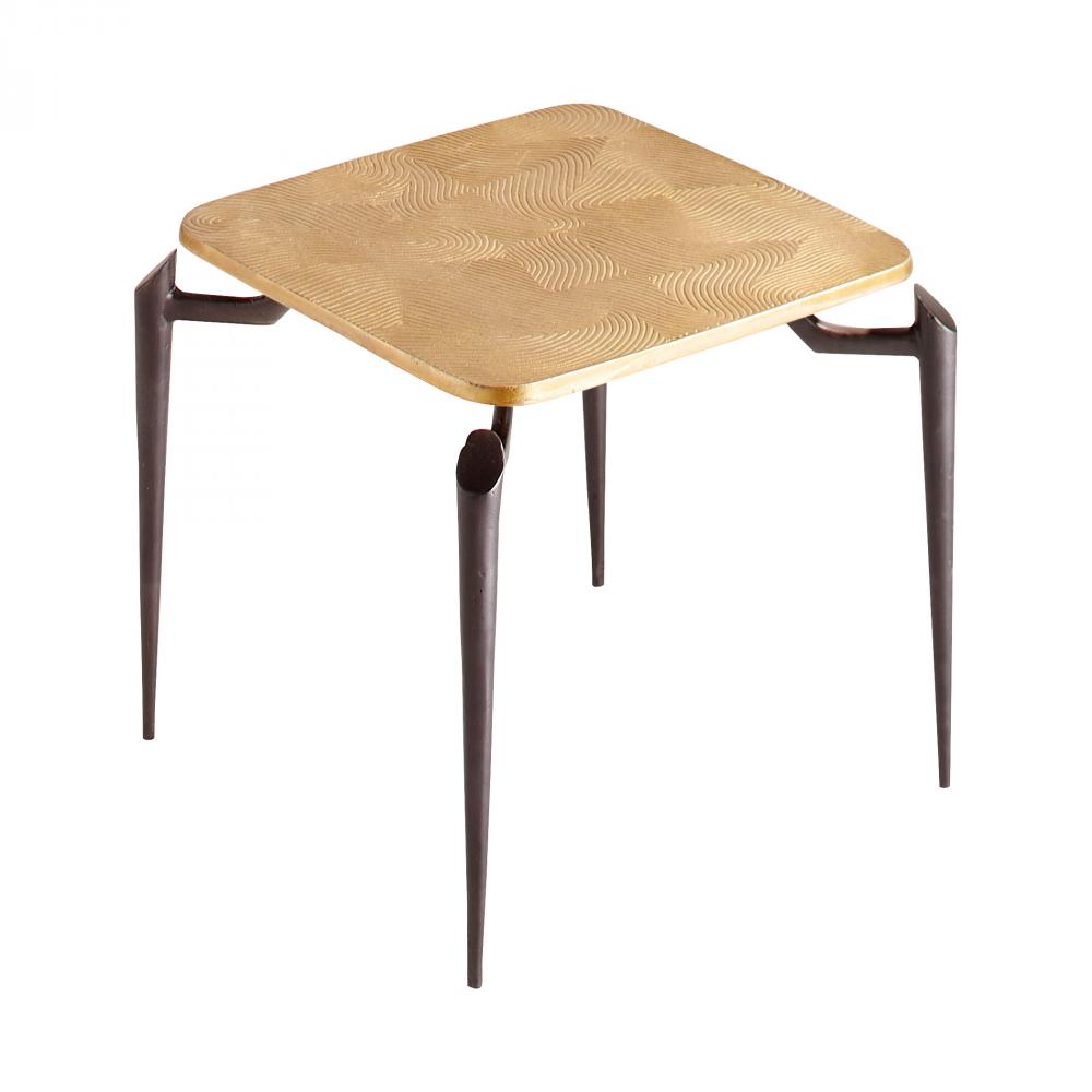 Tarsal Side Table Black & Gold