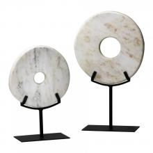 Cyan Designs 02309 - Disk On Stand|White-Large