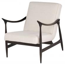 Cyan Designs 11729 - Oscar Arm Chair Cream Basket Weave Dark Brown