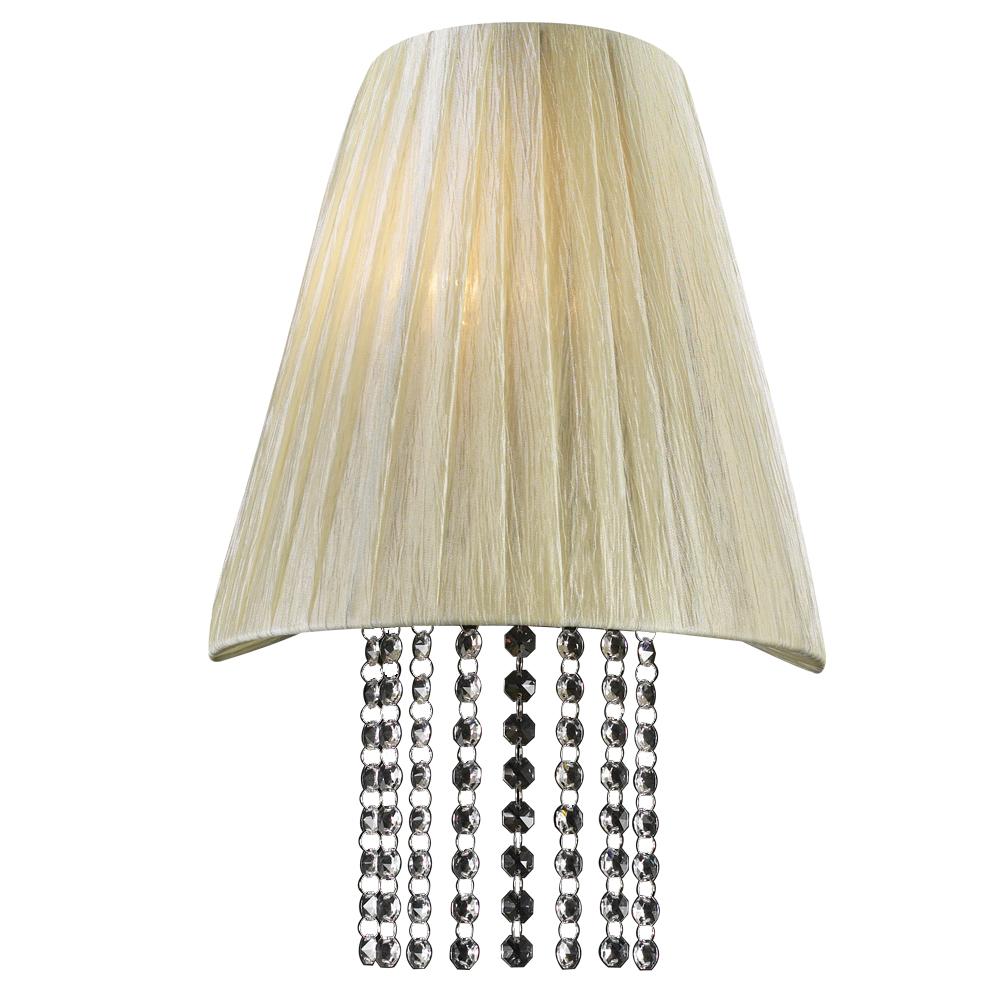 1 Light Sconce Angelina Collection 73028 BEIGE