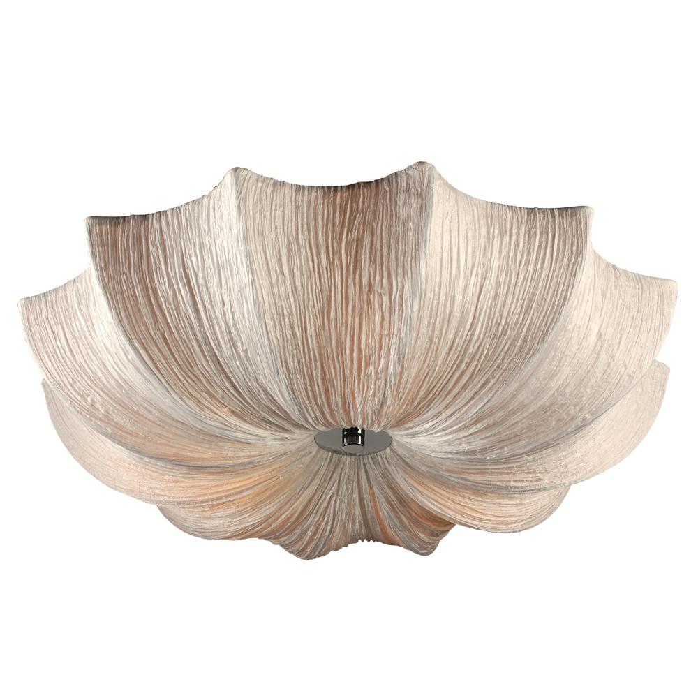 3 Light Ceiling Light Casa Collection 73064 IVORY/PC