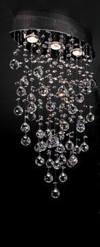 3 Light Ceiling Light Drizzle Collection 81621 PC