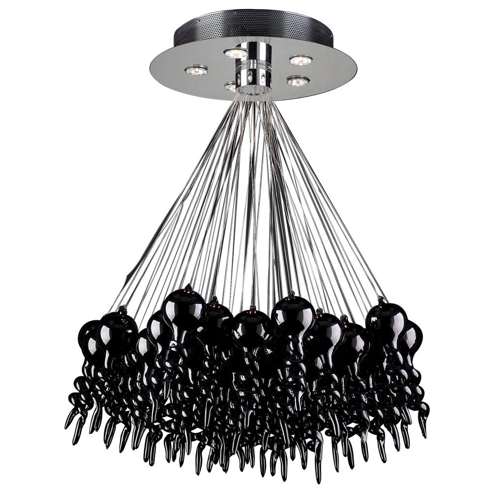 5 Light Chandelier Dolce Collection 96949 BLACK