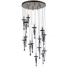 PLC Lighting 23669 PC - 23 Light Chandelier Lamore Collection