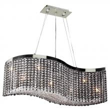 PLC Lighting 66010 CLEAR/PC - 8 Light Chandelier Clavius - I Collection 66010 CLEAR/PC