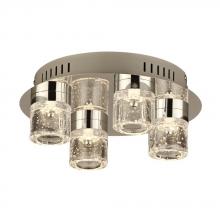 PLC Lighting 81114PC - 1 Four light ceiling light from the Yoki collection