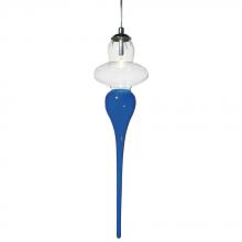 PLC Lighting 93964 BLUE - 1 Light Mini Pendant Glade Collection